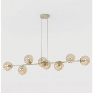EMIBIG 1641/8 MAGNUS 8 MOKKA AMBER LAMPA WISZĄCA