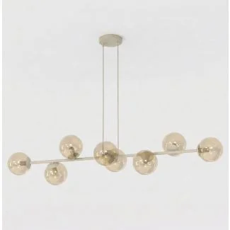 EMIBIG 1641/8 MAGNUS 8 MOKKA AMBER LAMPA WISZĄCA
