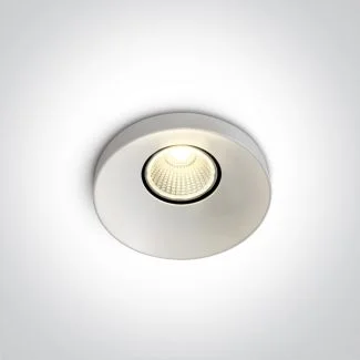 ONE LIGHT 10108R/W/W Skalia biały wpust COB LED 3000K 8W