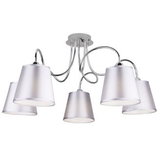 CANDELLUX 35-70753 LUK LAMPA WISZĄCA 5X40W E14 CHROM