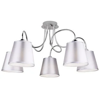 CANDELLUX 35-70753 LUK LAMPA WISZĄCA 5X40W E14 CHROM