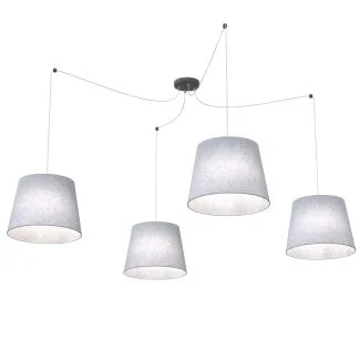 EMIBIG 1424/4 ASCOT 4 GRAY lampa wisząca