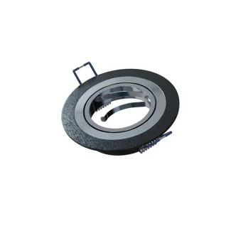LED LABS 20-1210-09 Oprawa sufitowa MULO okrągła ruchoma czarna szczot.