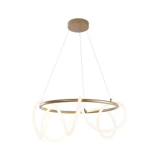 ZUMALINE 20006PL-GD BALBO LAMPA WISZĄCA ZŁOTA/GOLD