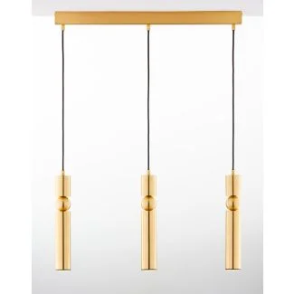 JUPITER ALAS lampa wisząca 3-punktowa mosiądz kulka ms belka 2010