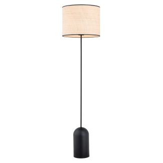 EMIBIG 1324/LP1 LAMPA PODŁOGOWA ASPEN LP1 BLACK/RATTAN