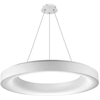AZZARDO AZ3448 SOVANA PENDANT 80 CCT + REMOTE CONTROL WHITE DECORATIVE LAMP