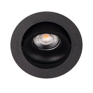 MAXLIGHT H0118 OPRAWA WPUSTOWA BELLATRIX TILTED CZARNA - BEZ MODUŁU ŚWIETLNEGO LED H0112