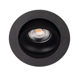 MAXLIGHT H0118 OPRAWA WPUSTOWA BELLATRIX TILTED CZARNA - BEZ MODUŁU ŚWIETLNEGO LED H0112