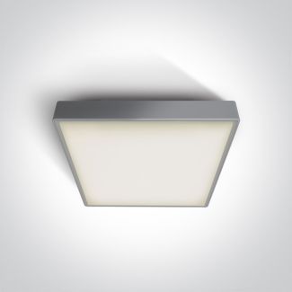 ONE LIGHT 67282AN/G/W Pirnari 2 szary plafon LED 3000K 24W IP65