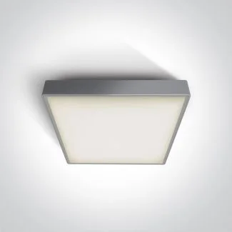 ONE LIGHT 67282AN/G/W Pirnari 2 szary plafon LED 3000K 24W IP65
