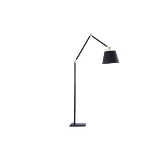 AZZARDO AZ4193 ZYTA FLOOR LAMPBODY BK/GO DECORATIVE FLOOR BLACK / GOLD