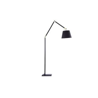 AZZARDO AZ4193 ZYTA FLOOR LAMPBODY BK/GO DECORATIVE FLOOR BLACK / GOLD