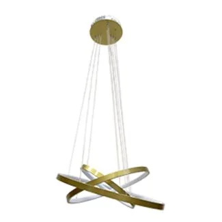 CANDELLUX 33-76397 LUNE LAMPA WISZĄCA 50+40+30 ZŁOTY 60W LED 4000K