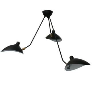 Step into design P8703 Lampa wisząca CRANE-3P czarna
