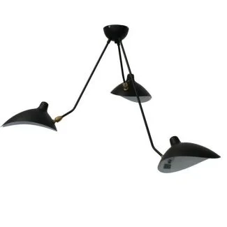 Step into design P8703 Lampa wisząca CRANE-3P czarna