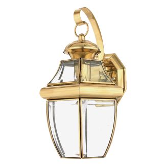 ELSTEAD Newbury QZ-NEWBURY2-M-PB 1 Light Medium Wall Lantern