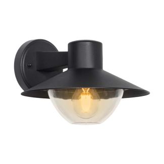 CANDELLUX 21-32249 Cosmos lampa ogrodowa kinkiet 26x17cm czarny 1x40W E27 kosz okrągły IP44