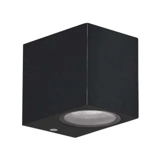 CANDELLUX 21-32300 Nerium lampa ogrodowa elewacyjna kostka krótka 9,2x8cm czarny 1x35W GU10 IP44