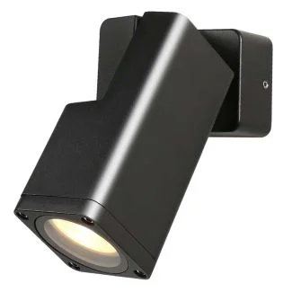 CANDELLUX 21-32379 Salvia lampa ogrodowa kinkiet regulowany czarny 1x35W GU10 IP65