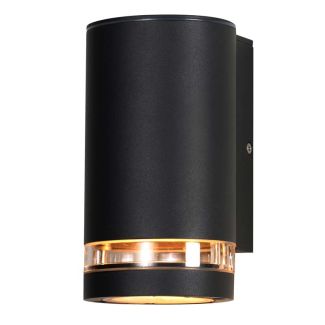 CANDELLUX 21-32393 Senecio lampa ogrodowa elewacyjna tuba+ring 10,5x16,5cm czarny 1x35W GU10 IP44