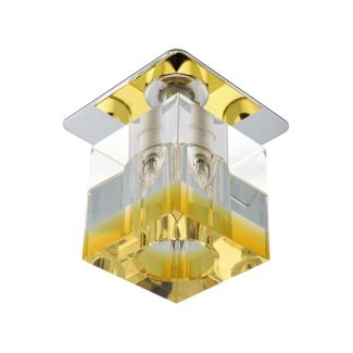 CANDELLUX 2280199 SK-18 CH/OR-P G4 CHROM OPR. STROP. STAŁA KRYSZTAŁ 20W G4 POMARAŃCZOWY PASEK