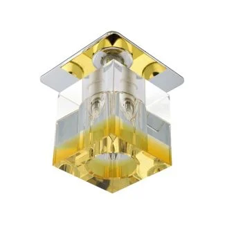 CANDELLUX 2280199 SK-18 CH/OR-P G4 CHROM OPR. STROP. STAŁA KRYSZTAŁ 20W G4 POMARAŃCZOWY PASEK