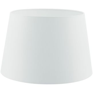 DAR CEZ162 CEZANNE 40CM FRENCH DRUM SHADE WHITE