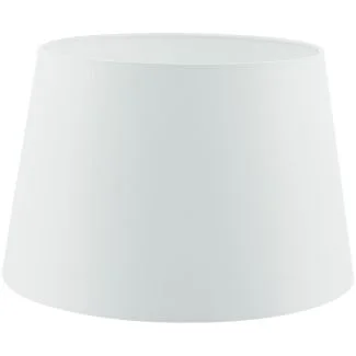 DAR CEZ162 CEZANNE 40CM FRENCH DRUM SHADE WHITE