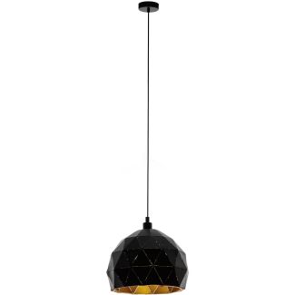 EGLO 97845 HL/1 E27 Ø300 SCHWARZ/GOLD ROCCAFORTE