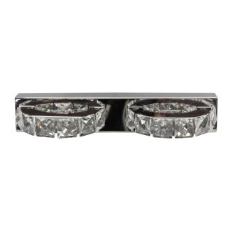 CANDELLUX 22-45300 SHIPI KINKIET 2X3W LED KRYSZTAŁKI STAL NIERDZEWNA