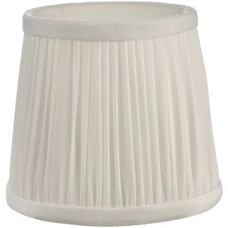 DAR ULY0515 ULYANA PLEATED SHADE 14CM IVORY