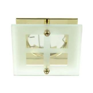 CANDELLUX 2229104 SZ-06 G MR16 ZŁOTA OPR.KWADRAT STAŁA SZKŁO