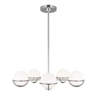 ELSTEAD Apollo FE-APOLLO5-PN 5 Light Chandelier - Polished Nickel