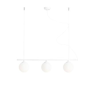 ALDEX 1006E LAMPA WISZĄCĄ BERYL GLASS 3 BIAŁA