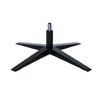 KING HOME HE-066.LEG.BLACK Noga i uchwyt fotel EGG SZEROKI BLACK - stal lakierowana na czarno