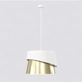 EMIBIG 1710/1 CANVA 1 WHITE GOLD Lampa wisząca