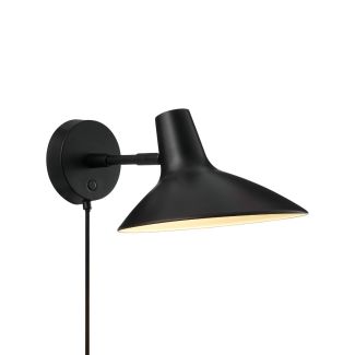 DESIGN FOR THE PEOPLE 2320221003 Darci Short | lampa ścienna | czarny