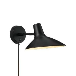 DESIGN FOR THE PEOPLE 2320221003 Darci Short | lampa ścienna | czarny