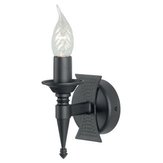 ELSTEAD SAXON SAX1 BLK 1Lt Wall Light