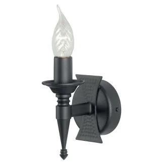 ELSTEAD SAXON SAX1 BLK 1Lt Wall Light