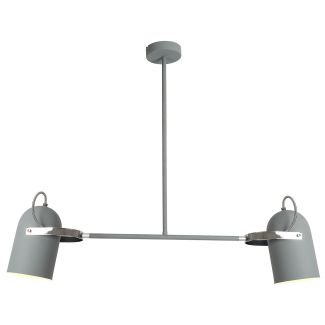 CANDELLUX 32-66510 GRAY LAMPA WISZĄCA 2X40W E27 SZARY