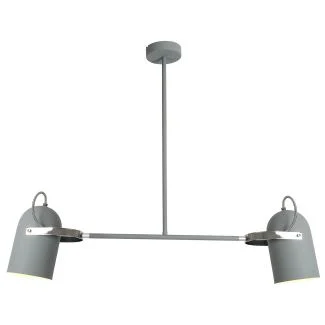 CANDELLUX 32-66510 GRAY LAMPA WISZĄCA 2X40W E27 SZARY