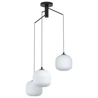 EGLO 99368 LAMPA MANTUNALLE OPRAWA WISZĄCA HL/3 E27 Ø620 SCHWARZ/WEISS MANTUNALLE