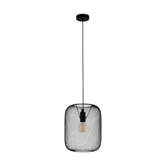 EGLO 43331 LAMPA WRINGTON OPRAWA WISZĄCA HL/1 Ø300 GITTERSCHIRM SCHWARZ WRINGTON
