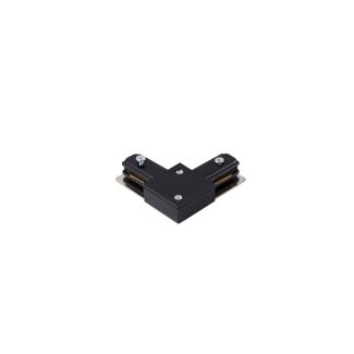 AZZARDO AZ4739 TRACK 1LINE L CONNECTOR BK TECHNICAL COMPONENT BLACK łącznik 1-fazowy