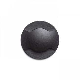 RENDL R12618 KICK II wpuszczana czarna 230V LED 1W IP54 3000K