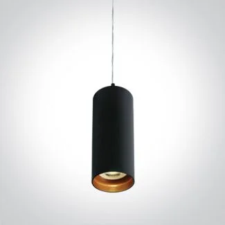 ONE LIGHT 63105N/B Ampeliko czarna oprawa wisząca GU10 dark light 10W IP20