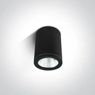 ONE LIGHT 67138C/B/W Modi czarny zewnętrzny cylinder sufitowy 3000K 6W IP54