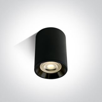 ONE LIGHT 12105AL/B/B Lawrio czarna sufitowa oprawa z oprawką GU10 MR16 10W